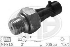 Датчик давления масла MITSUBISHI для RENAULT MEGANE I (BA0/1_) 1.8 16V (BA06, BA12, BA1A, BA1M, BA1R) 2001-2003, код двигателя F4P720,F4P722, V см3 1783, КВт85, Л.с.115, бензин, Era 330340