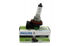 Лампа H11 (55W) PGJ19-2 Long Life EcoVision 12V 12362LLECO C1 36194044 для RENAULT MEGANE III купе (DZ0/1_) 1.5 dCi (DZ0C, DZ1A) 2008-, код двигателя K9K834, V см3 1461, кВт 66, л.с. 90, Дизель, Philips 12362LLECOC1