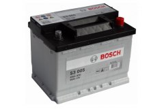 Батарея аккумуляторная 56А для RENAULT MEGANE I Cabriolet (EA0/1_) 2.0 16V 2002-2003, код двигателя F4R746,F4R770, V см3 1998, КВт102, Л.с.139, бензин, Bosch 0092S30050